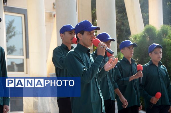 اعزام گروه سرود دانش‌آموزی سفینة نیشابور به کربلا